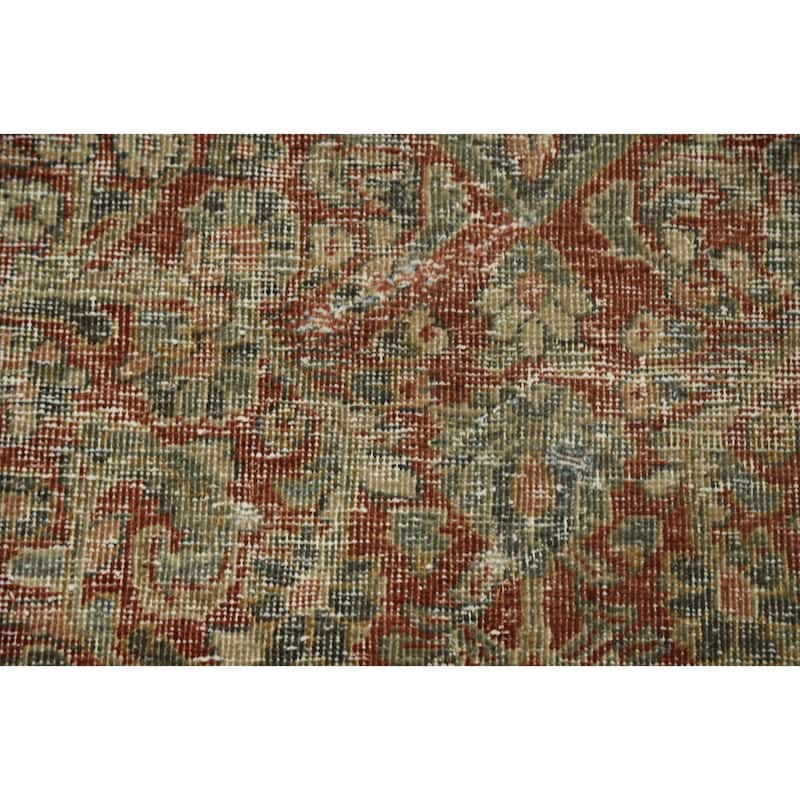 Hand Knotted Oriental 100% Wool Carpet Traditional Floral Oranges & Rust Bakhtiari Area Rug - 6' 5'' X 4' 2''