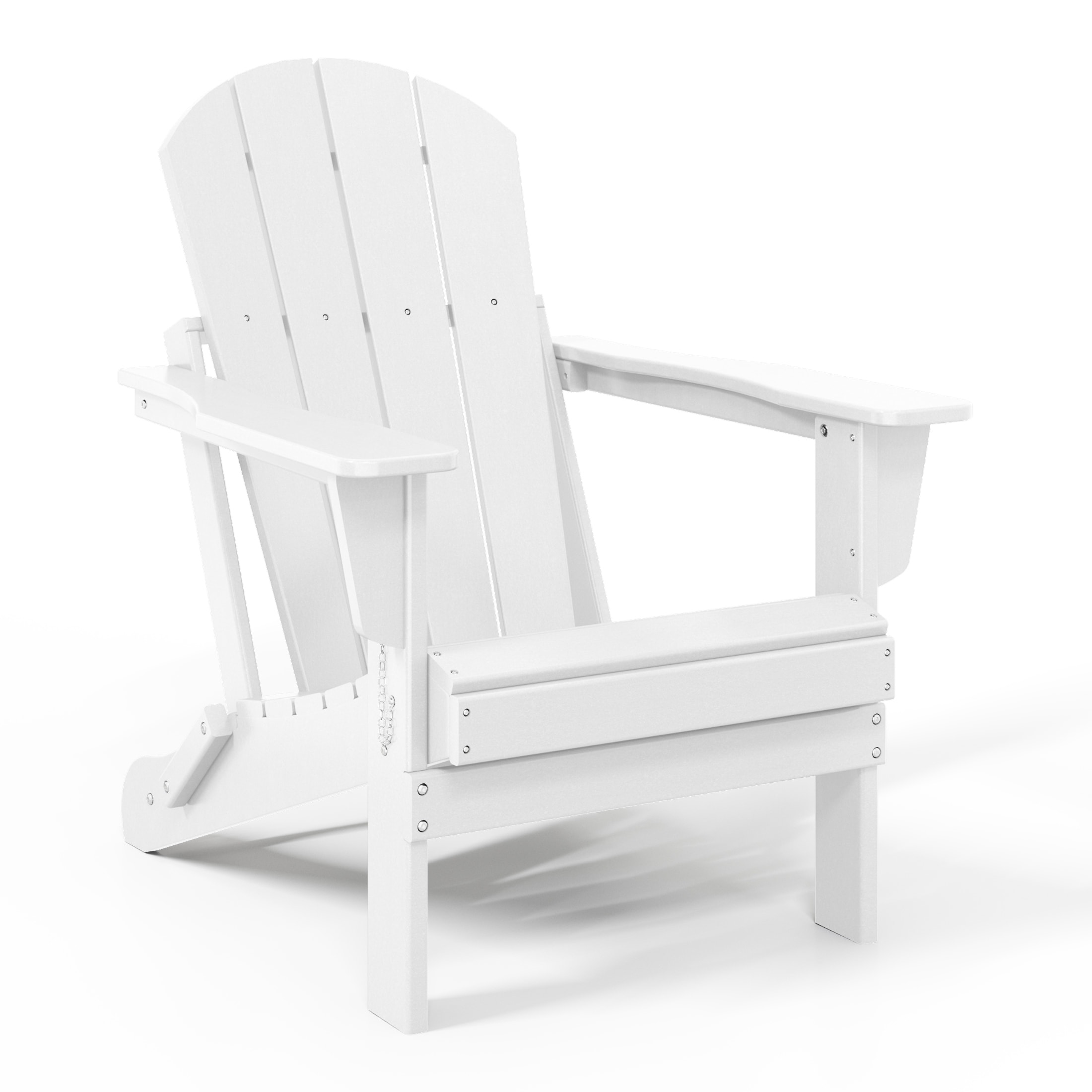 Laguna Fade Resistant All Weather Outdoor Patio Folding Adirondack Chair