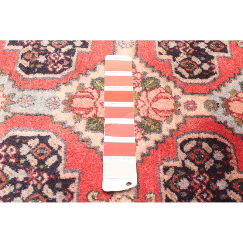 ECARPETGALLERY Hand-knotted Kayseri Red Wool Rug - 2'8 x 10'4