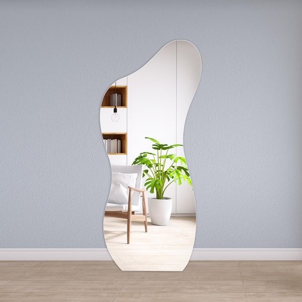 Asymmetrical Mirror, Decorative Frameless Irregular Mirror