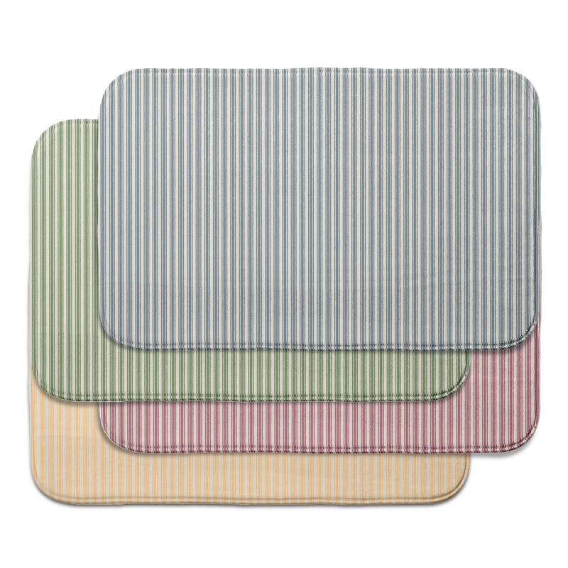 Ticking Stripe Bath Mat
