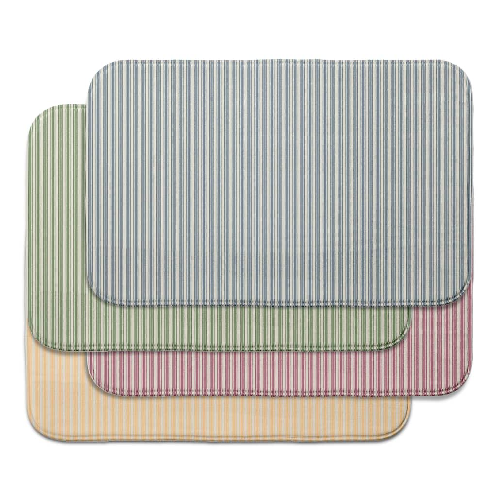 Ticking Stripe Bath Mat