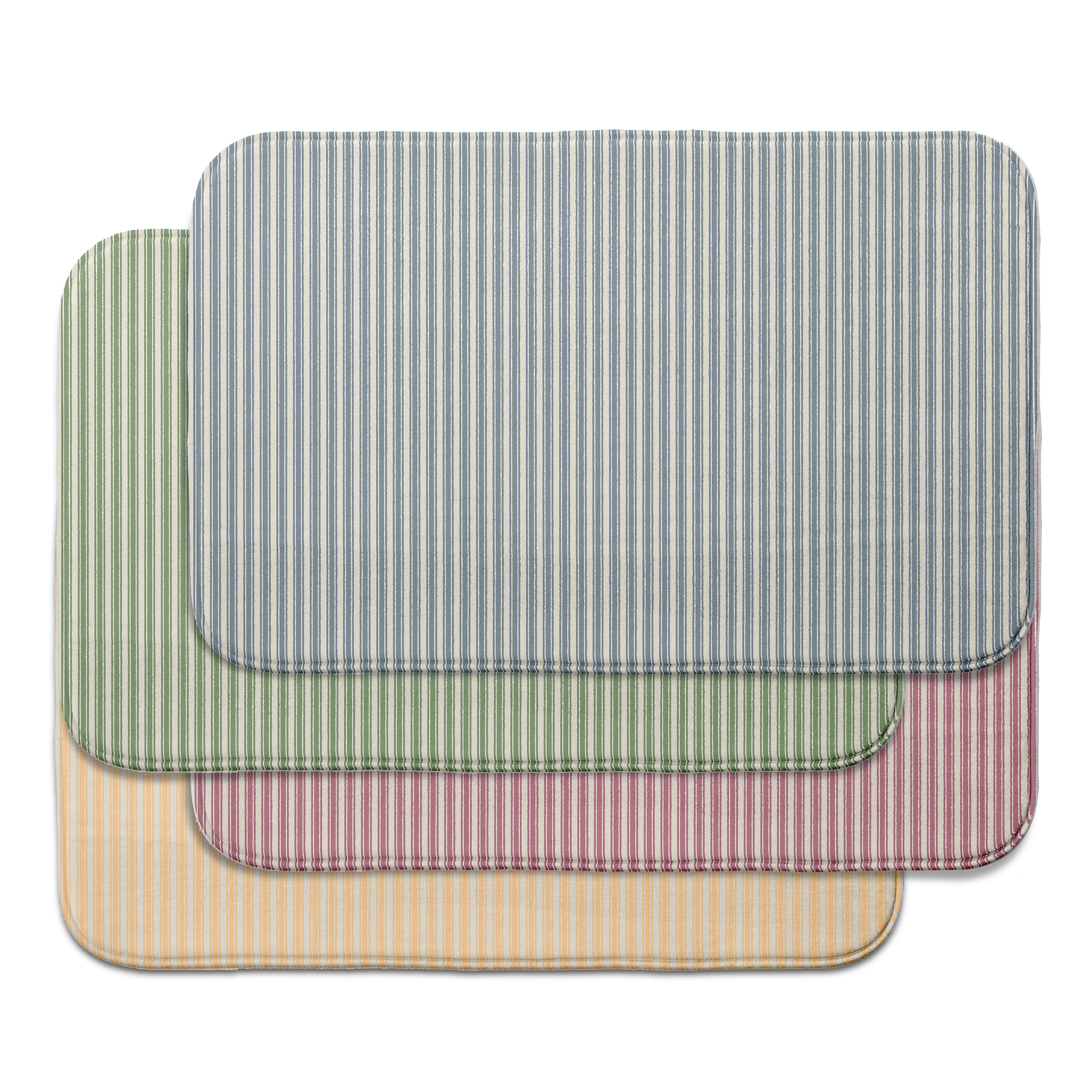 Ticking Stripe Bath Mat