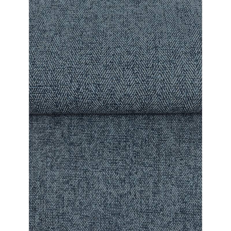 Warner Herringbone Tweed Denim Woven Wallpaper