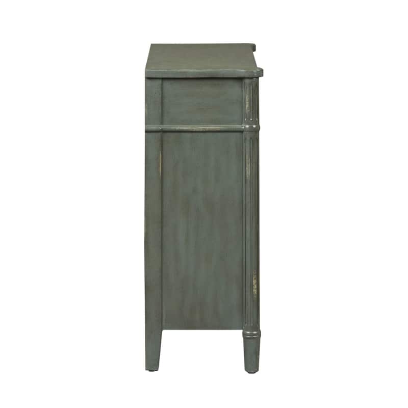 Madison Park Gray 1-Drawer 2-Door Accent Cabinet