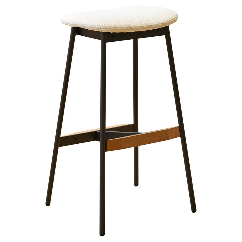 Modern Set Of 2 Bar Stools Comfortable & Stylish Counter Height And Bar Height Bar Stools