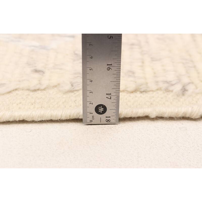 ECARPETGALLERY Hand-knotted Tangier Cream Wool Rug - 8'1 x 9'10