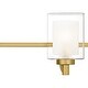 preview thumbnail 5 of 6, Kolt 5-Light Brushed Gold Bath Light