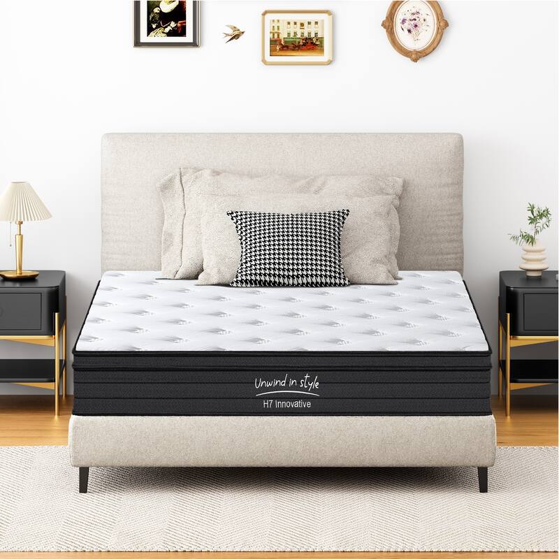 SogesSleep 10" Hybrid Mattress Pocketed Springs and Memory Foam - Twin