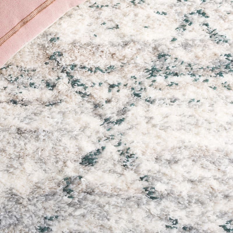 SAFAVIEH Fontana Shag Marye Modern Trellis 2-inch Thick Rug