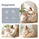 preview thumbnail 4 of 55, Giant Bean Bag Chair,Shell-Shaped Oversized Bean Bag Chair with Fille
