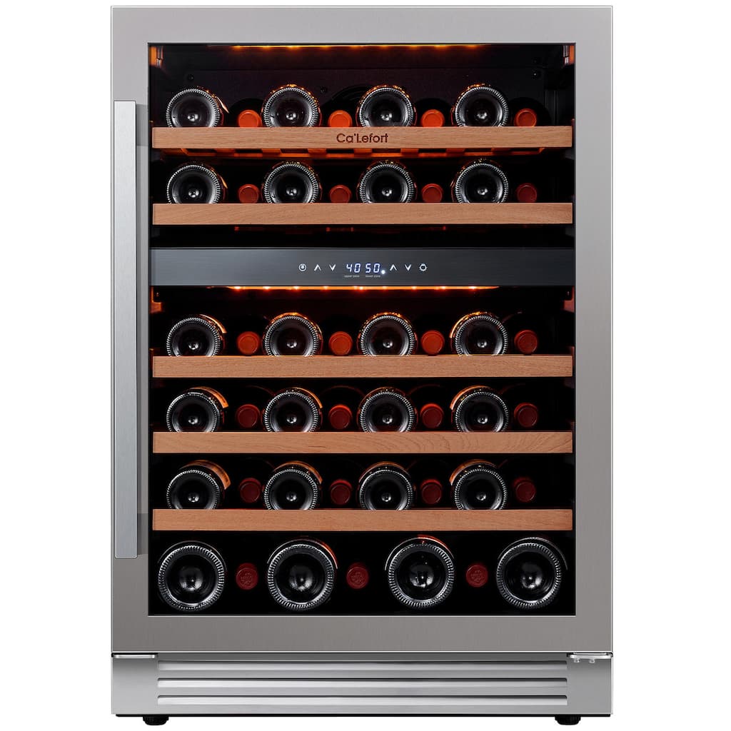 24 Inch 46 Bottle Built-in/ Freestanding Wine Cooler