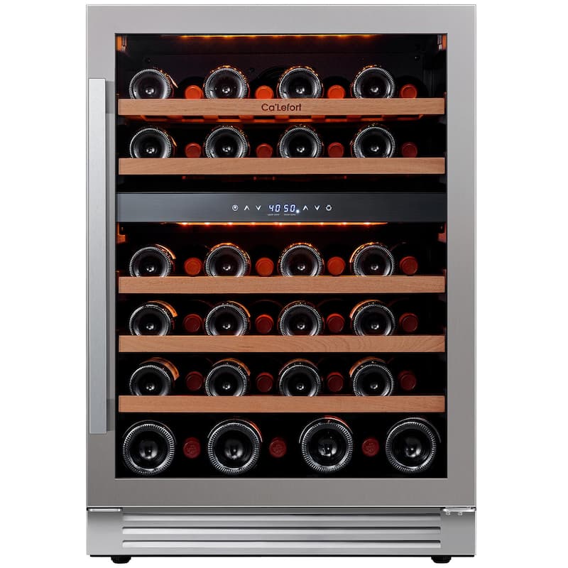 24 Inch 46 Bottle Built-in/ Freestanding Wine Cooler
