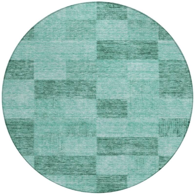 HomeRoots Geometric Transitional Rectangle Outdoor Rug