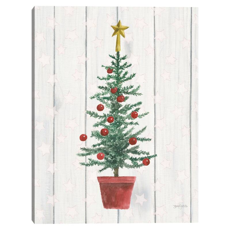 Welcome Christmas IV by Jenaya Jackson Canvas Art Print