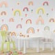 Walplus Cheerful Nursery Cute Rainbows Kids Wall Stickers Nursery Décor