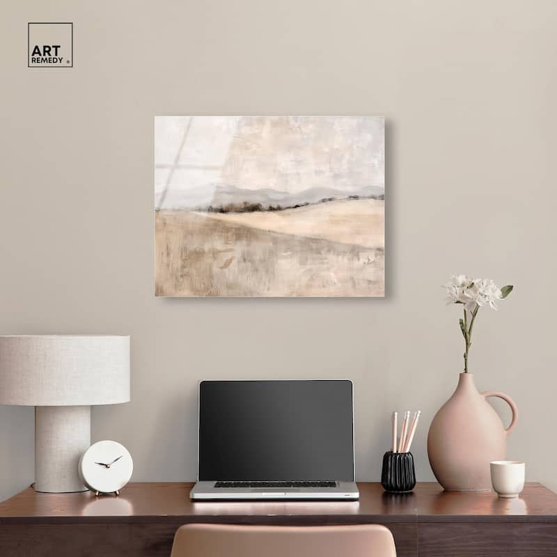 Distant Hills II Acrylic by Art Remedy, Ready to Hang