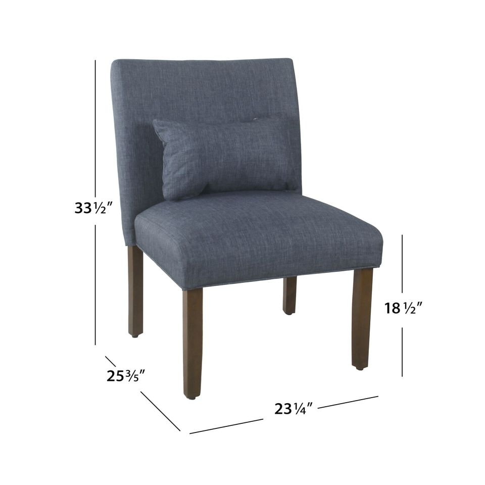 Homepop parker accent chair with pillow store