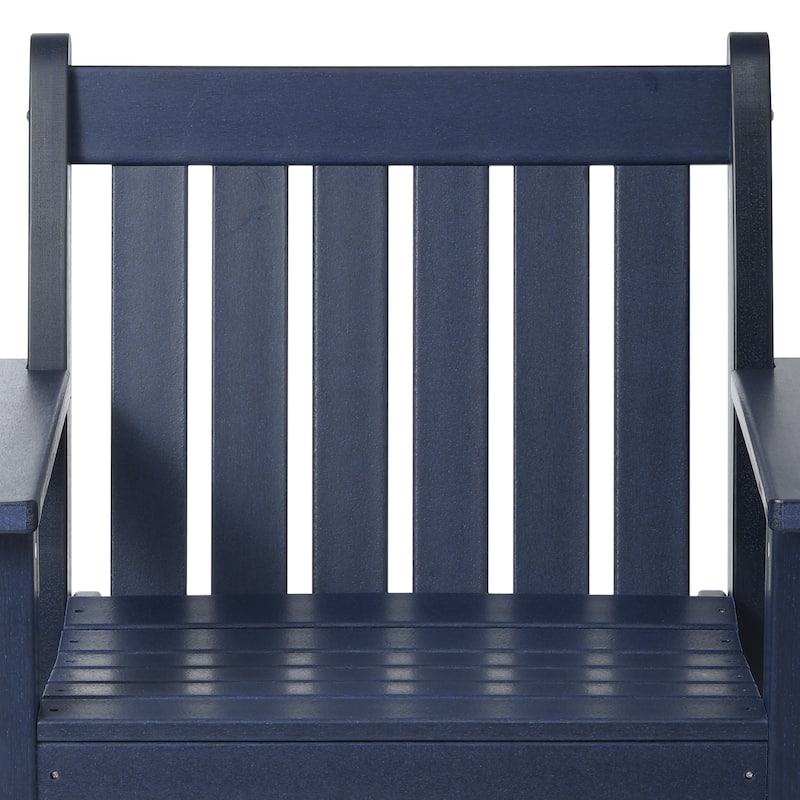 Laguna 6-Piece Outdoor Patio Rectangle Table Garden Arm Chair Dining Set With Bench