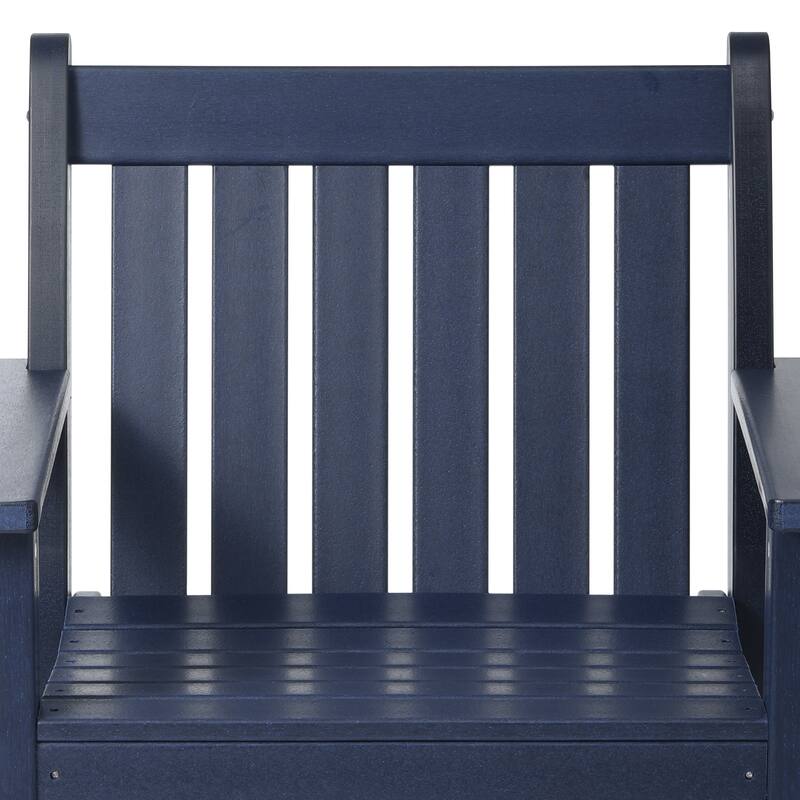 Laguna Poly 5-Piece Outdoor Patio Square Table Garden Arm Chairs Dining Set