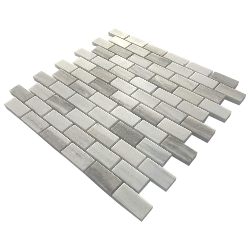 Apex Marble 1" x 2" Brick Honed Mosaic Tile