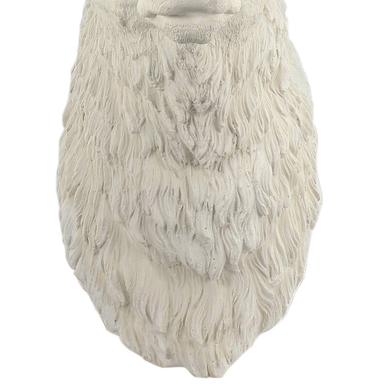 Magnesia Deer Head Wall Accent, White
