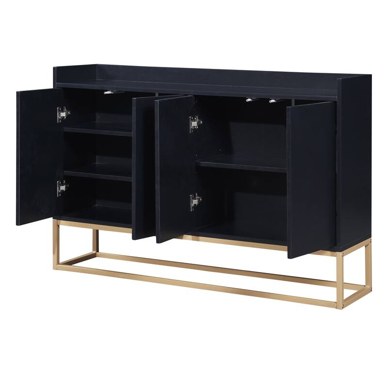Sideboard Buffet Cabinet with Large Storage Space - 60"L x 15.7"W x 33.8"H