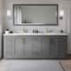 Option Dark Gray / Giotto Quartz Top / Brushed Gold