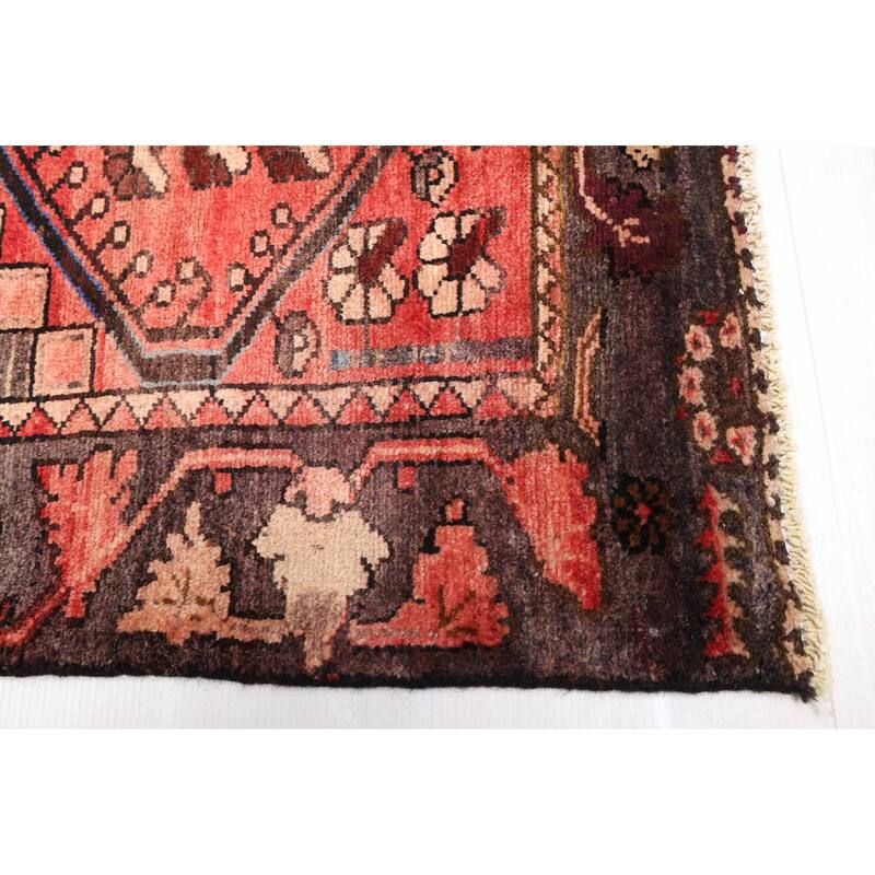 ECARPETGALLERY Hand-knotted Antalya Vintage Light Red Wool Rug - 4'9 x 6'7