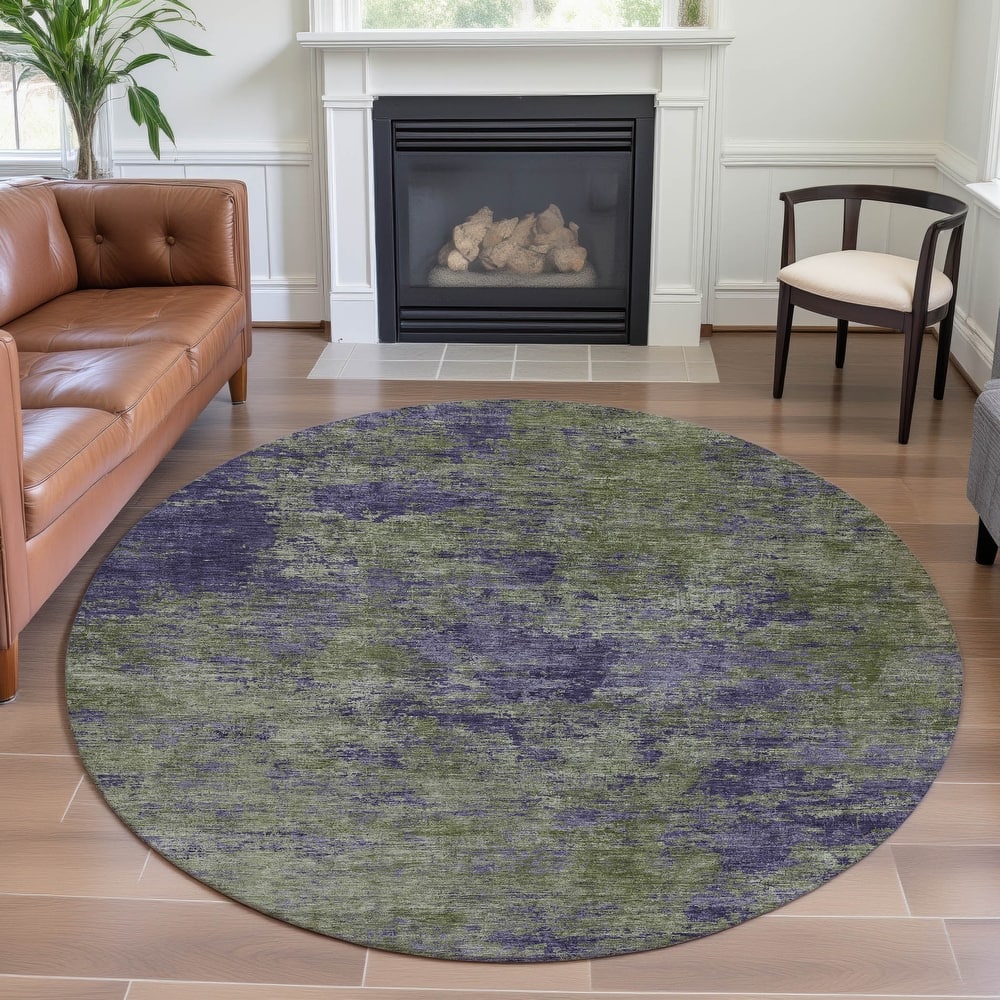 Premium Washable Super Soft Solid Ombre Mayfield Rug