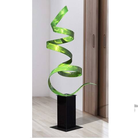 Statements2000 Metal Garden Sculpture Indoor Outdoor Yard Art Decor by Jon Allen - Twist - 49" x 15" x 15"