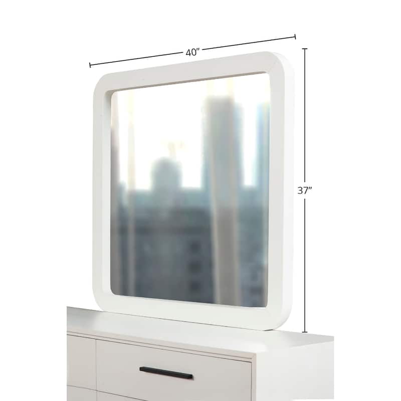Origins by Alpine Nova Wood Bedroom Mirror