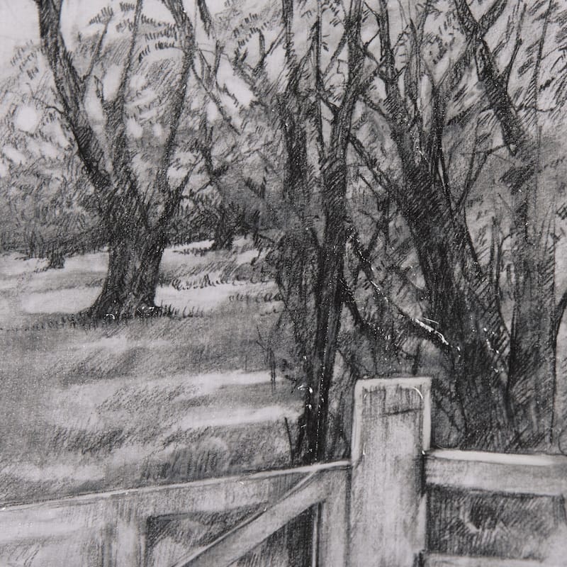 Countryside Sketches I Framed Art Print