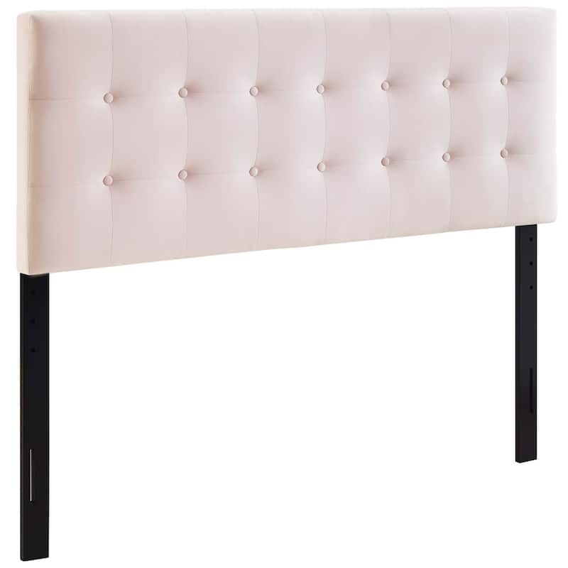 Emily Biscuit Tufted Performance Velvet Headboard