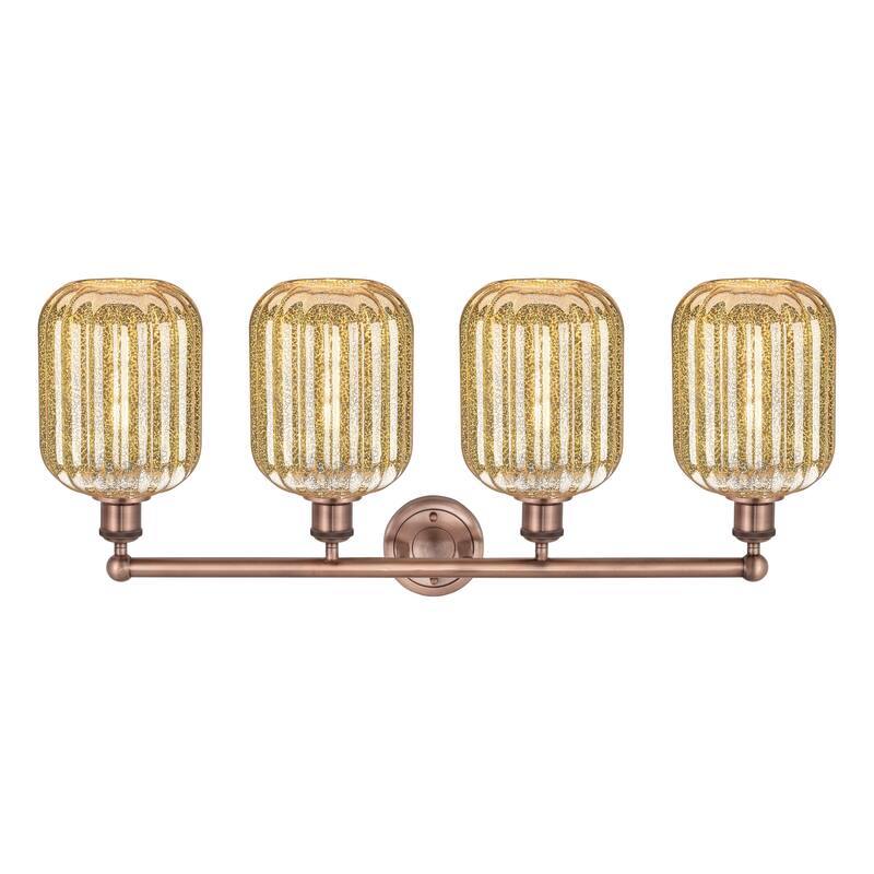 Innovations Lighting Endless Possibilities Edison - Preston - 4 Light 34" Jar Shade Bath Vanity Light