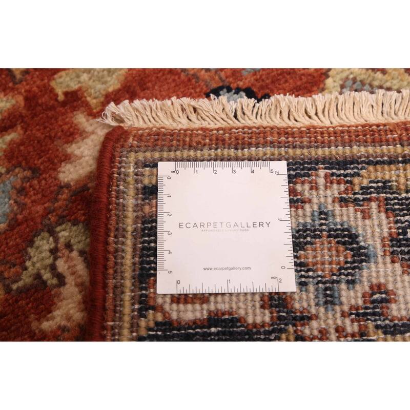 ECARPETGALLERY Hand-knotted Jules Sultane Dark Copper Wool Rug - 2'6 x 9'10