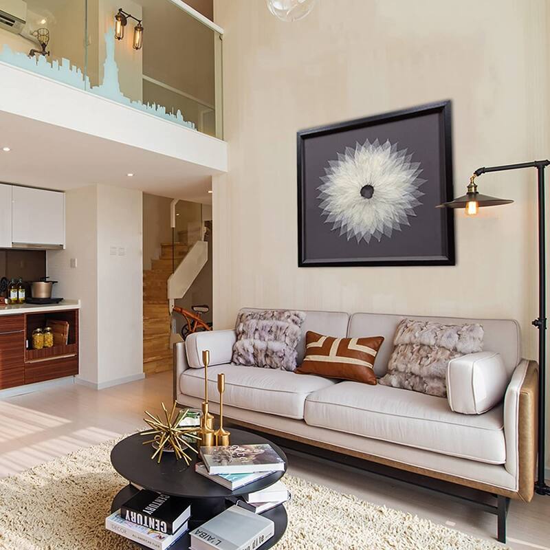 HUJI Magnolia Tree Leaves Blossom Shadow Box Wall Décor