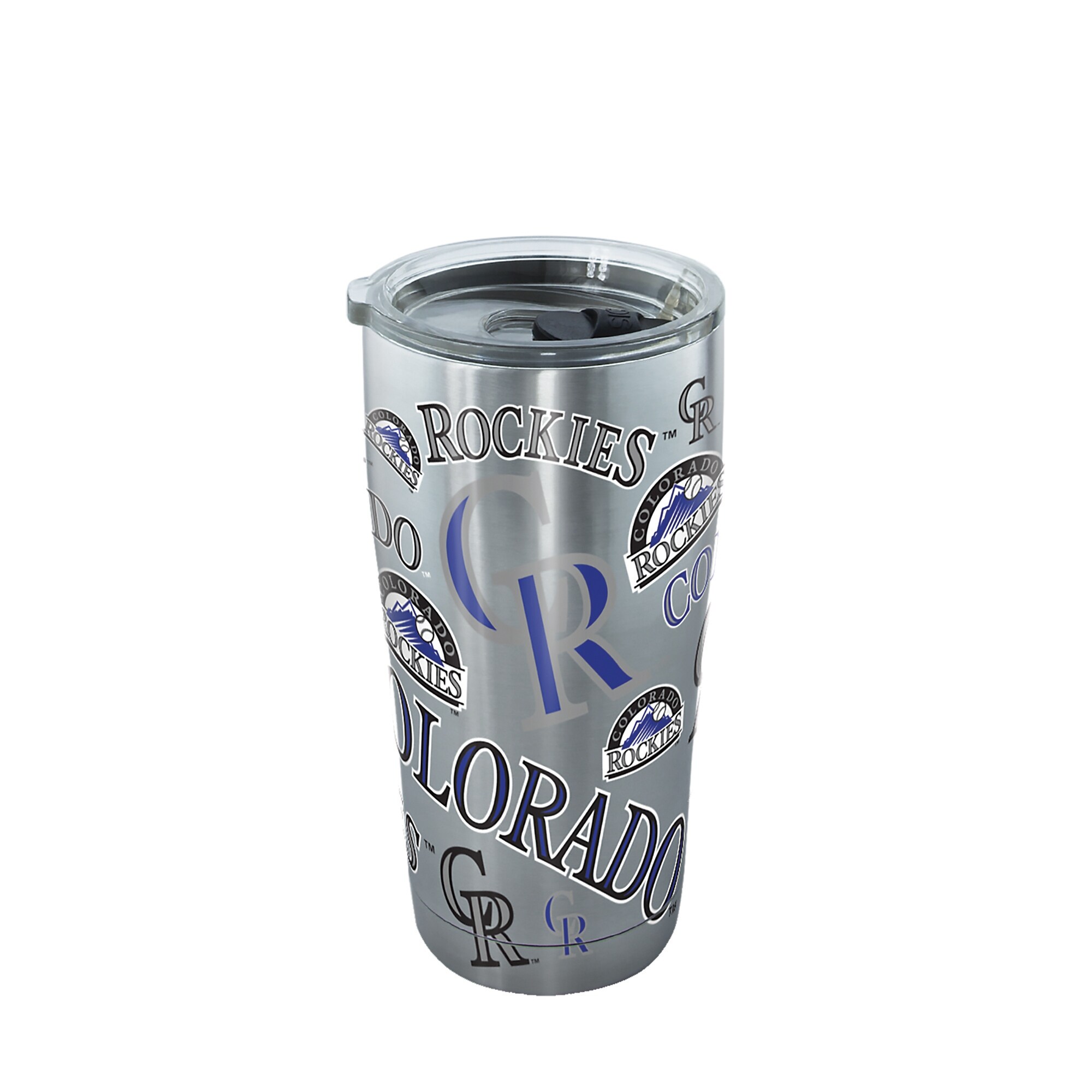 MLB Colorado Rockies All Over 20 oz Stainless Steel Tumbler with lid - Bed  Bath & Beyond - 23046930