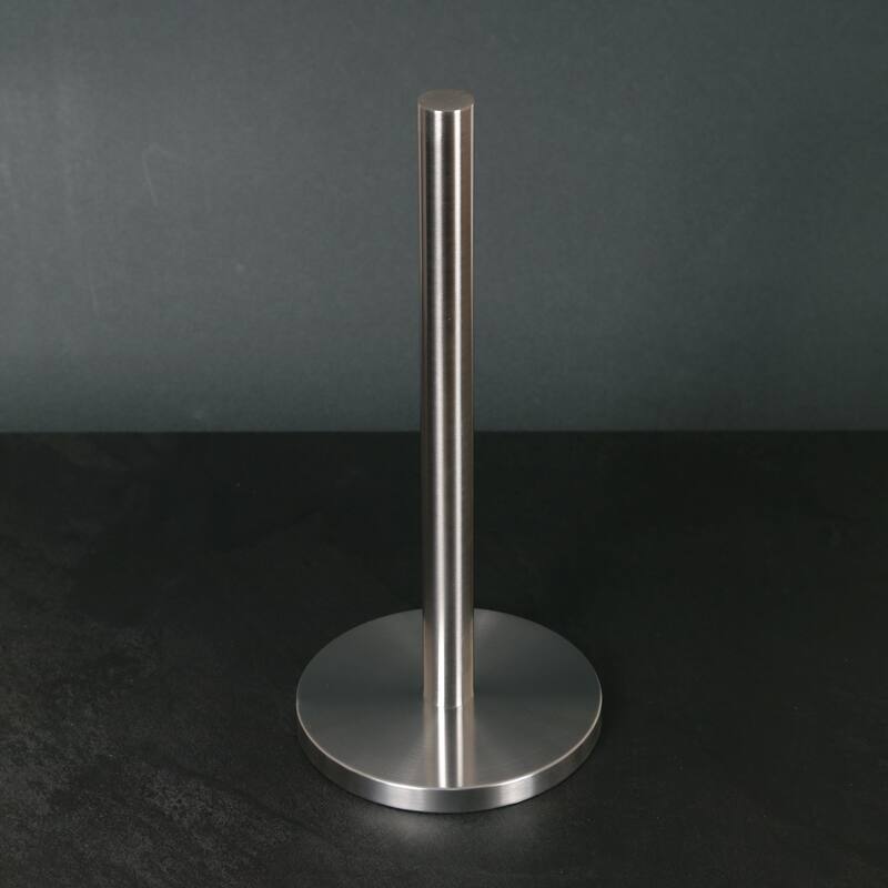 Creative Home Weighted Stainless Steel Paper Towel Holder - 5.9" x 5.9" x 13"