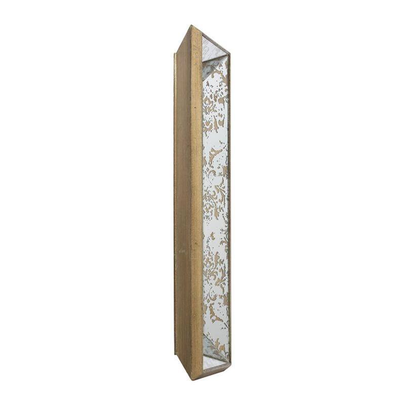 HomeRoots 20" Silver Glass Framed Accent Mirror - 12