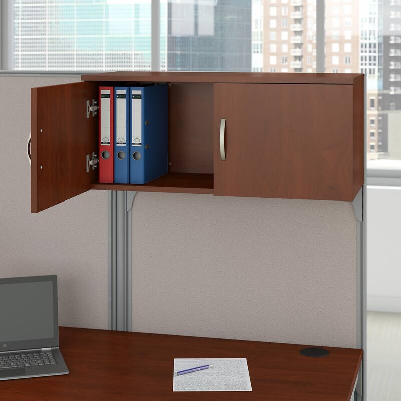 Office in an Hour 2 Person Cubicle by Bush Business Furniture