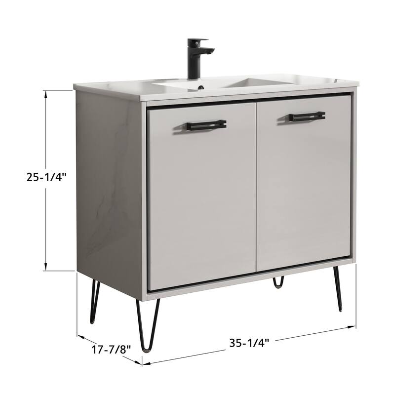 Mitchell 36" Single Bathroom Vanity Set