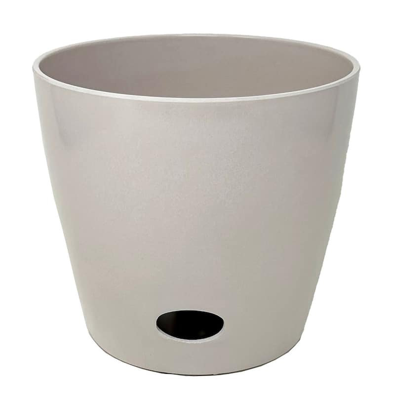10" Round Self-Watering Indoor/Outdoor Bamboo Pot