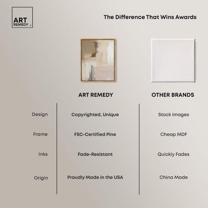 Subtle Earth Tones II Canvas by Art Remedy