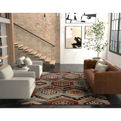 Porch & Den Cornelian Cornelian Red Artisan Rug