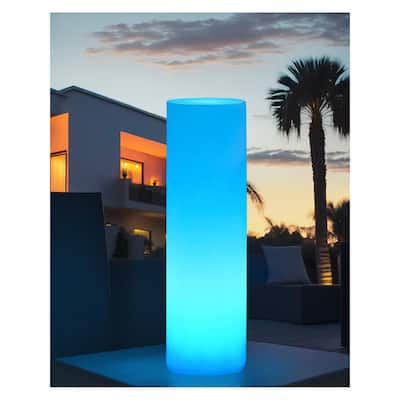 Livabliss Summerfest Traditional Accent Floor Lamp - 45"H x 16"W x 16"D