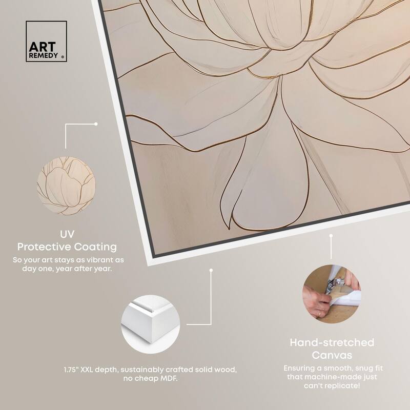 Sculpted Shards I Canvas by Art Remedy