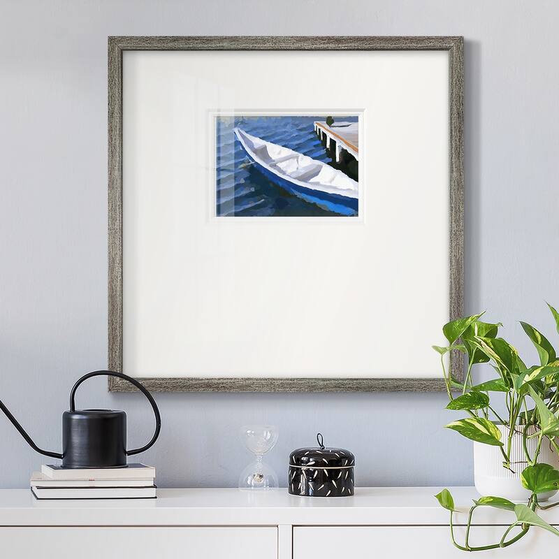 Colorful Rowboat IVPremium Framed Print