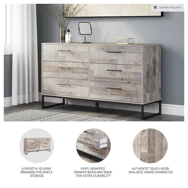 Ashley Furniture Neilsville Whitewash Chest of Drawers