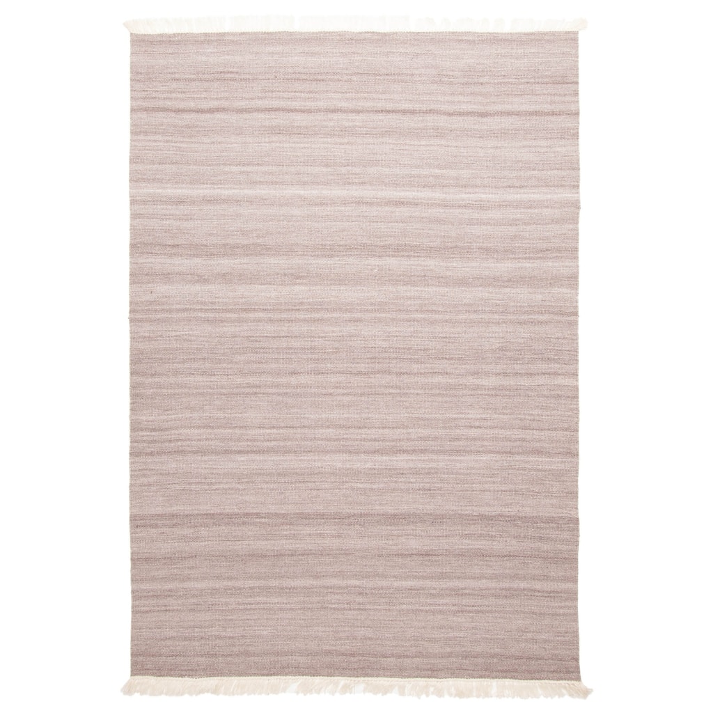 ECARPETGALLERY Flat-Weave Ankara FW Chocolate Wool Kilim - 5'2 x 7'7